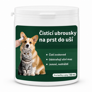 Čisticí ubrousky na prst do uší